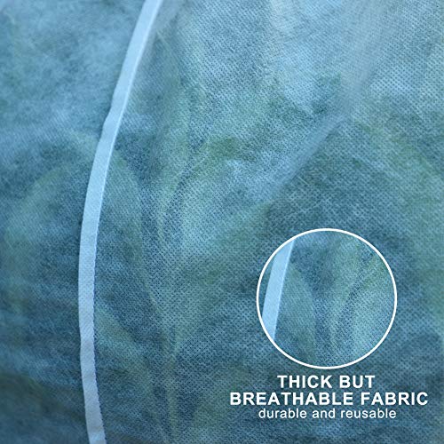 TAKEFUNS - Fundas cilíndricas para Proteger Las Plantas, arbustos y heladas, con cordón de Ajuste, Bolsa de protección de jardinería, Protector de árbol para el Invierno
