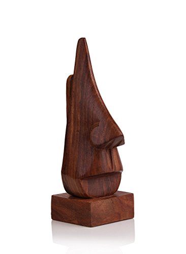 Talladas a mano regalos de Navidad peculiar nariz en forma de Rosewood decorativo espectáculo lectura solvidrio soporte
