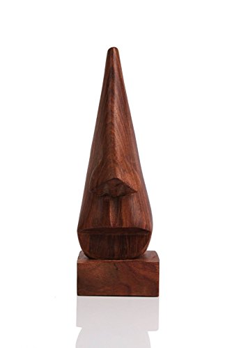 Talladas a mano regalos de Navidad peculiar nariz en forma de Rosewood decorativo espectáculo lectura solvidrio soporte