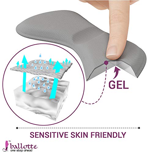 talón de las plantillas del zapato evitar rozaduras talón de los zapatos de tacón 5 pares