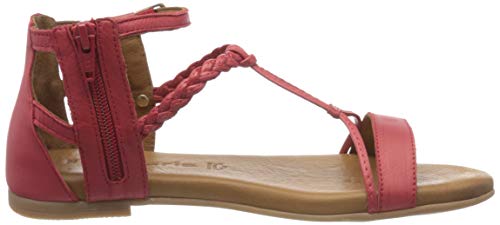 Tamaris 1-1-28043-24, Sandalia con Pulsera para Mujer, Barra de Labios roja 515, 37 EU