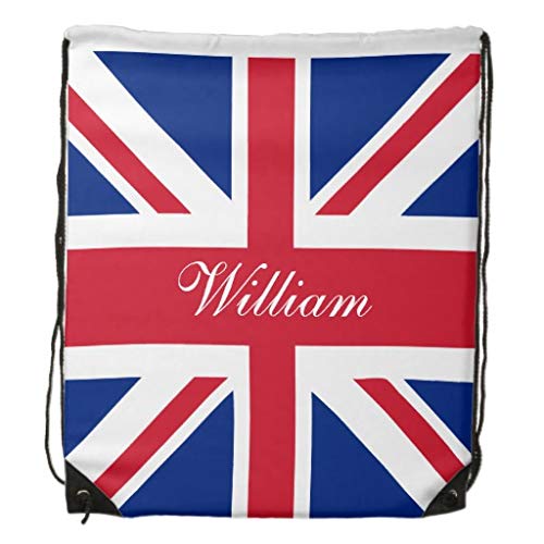 Tamengi UK - Mochila con cordón para picnic, gimnasio, deporte, playa, viajes, diseño de bandera de Reino Unido