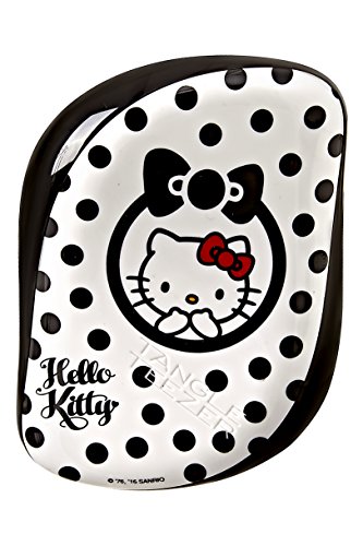 Tangle Teezer Compact Styler Hello Kitty Peine, Negro y Blanco - 150 gr