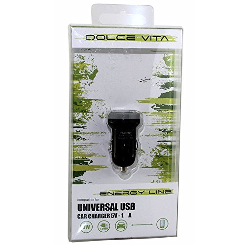 Tapón de coche conexión USB, en blíster, 12-24 V, 1 A