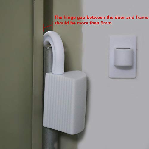 Tapón de la Puerta Bebé Seguridad Finger Pinch Guard Child Proofing Home Shield para Lado Trasero de la Puerta Prevenga las Lesiones Relacionadas con la Puerta（2 unids ）