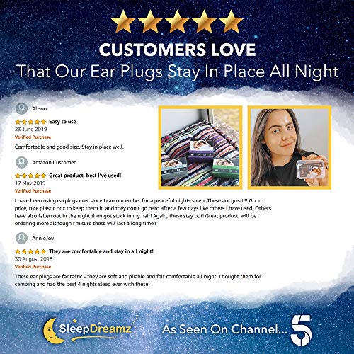 Tapones oidos dormir silicona SleepDreamz® – 4 pares de tapones oidos que bloquean los ruidos – Protección contra los ronquidos y otros ruidos molestos gracias a estos tapones oidos ruido