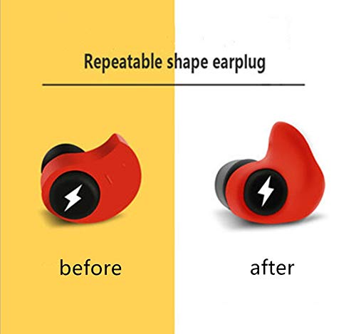 Tapones para los oídos moldeados personalizados, cancelación de ruido, tapones para los oídos, insonorizados, protección para la audición cómoda para disparar, viajar, dormir y conciertos