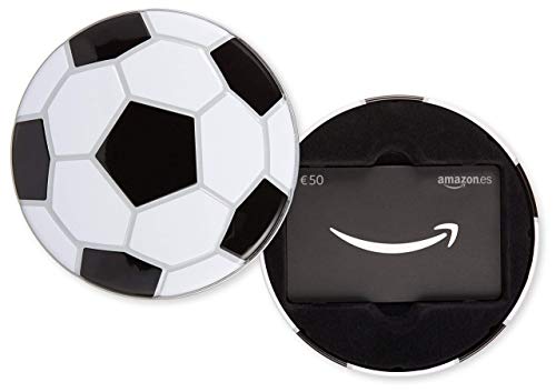 Tarjeta Regalo Amazon.es - €50 (Estuche balón de fútbol)