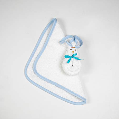 Tarta de pañales para bebé recién nacido. Un regalo original, incluyendo 30 pañales de la marca DODOT más peluche más calcetín más toallas DODOT más toalla facial, ofrecido por Flores AVRIL