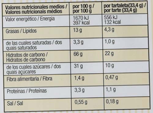 Tartaleta de frutos rojos sin gluten BIO - Germinal - 200g