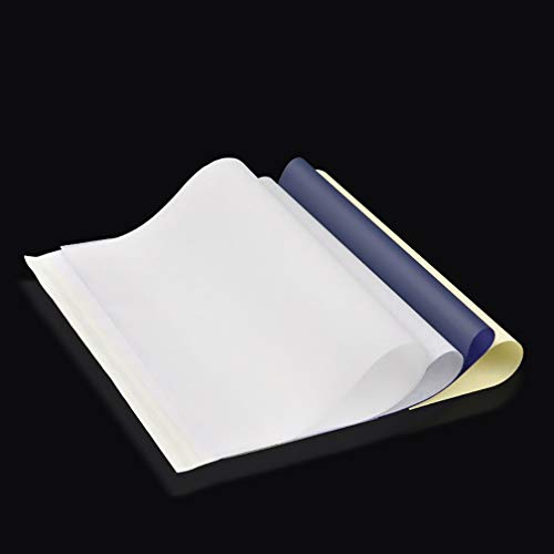 Tatuaje de transferencia de papel,de papel térmico de la plantilla para tatuaje,Clear Tattoo Supplies continua Accesorios,20/50/100 hojas/caja (20PCS)