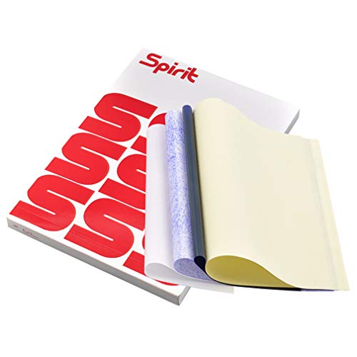 Tatuaje de transferencia de papel,de papel térmico de la plantilla para tatuaje,Clear Tattoo Supplies continua Accesorios,20/50/100 hojas/caja (20PCS)