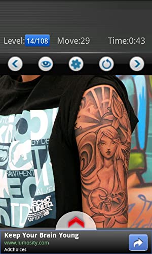 tatuaje juego Diseño