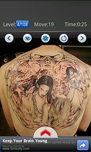 tatuaje juego Diseño