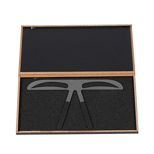 Tatuaje Regla, Regla de la ceja Posicionamiento de Tres Puntas Regla, Reutilizable Plantillas de cejas Herramientas de Maquillaje Medida, Herramienta de medida de maquillaje de ojos (Ceja natural)