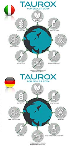 Taurox - Potencia de duración inmediata + PDF - Natural máxima duración, sin contratos - 90 cápsulas