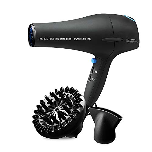 Taurus Fashion Professional 2300 - Secador de 2200 W, motor AC profesional, 2 potencias, 3 temperaturas