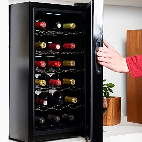 Taurus PTWC-18 Vinoteca de 18 botellas, Negro