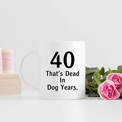 Taza de café para Mujer, Regalo de cumpleaños número 40 para Mujeres, Regalo de cumpleaños de 1979, 40 años de Edad, para mamá, Esposa, Amiga, Hermana, Ella, tía, compañera de Trabajo, 325 ml