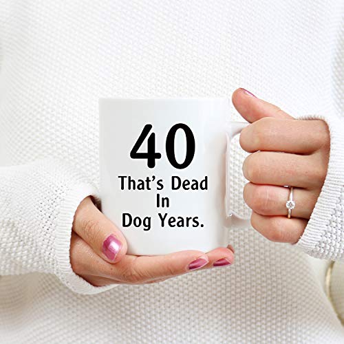 Taza de café para Mujer, Regalo de cumpleaños número 40 para Mujeres, Regalo de cumpleaños de 1979, 40 años de Edad, para mamá, Esposa, Amiga, Hermana, Ella, tía, compañera de Trabajo, 325 ml