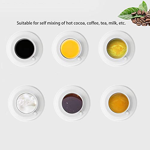 Taza de mezcla automática, taza de encordado mezclada automáticamente, taza de café magnética carcasa impermeable para café en casa oficina Latte(black)