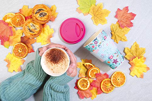 Taza Sippy reutilizable para llevar sin BPA con amapolas Cambridge® CM04436