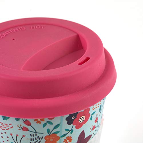 Taza Sippy reutilizable para llevar sin BPA con amapolas Cambridge® CM04436