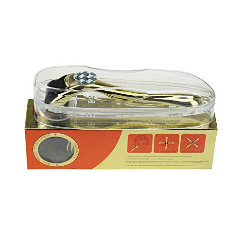 TBPHP Micro Needle Roller,540 microagujas de acero inoxidable quirúrgico de 1.0mm de grosor,Reducir la Hiperpigmentación,Reducir Ojo Líneas Finas, Crecimiento del Cabello