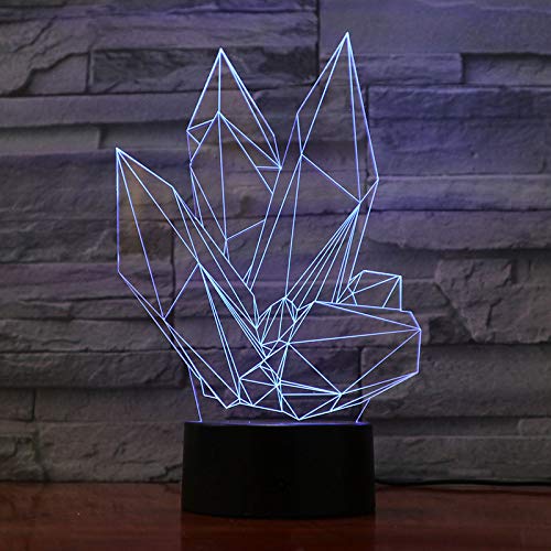 Te Amo cariño Bombilla LED 3D decoración romántica 7 Colores luz de Noche Brillante Regalo de Novia día de la Madre 5 Sin Controlador