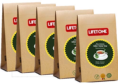 Té de Aloe Vera | Limpiar | Té laxante | Refuerzo del sistema inmunitario | Té de desintoxicación para bajar de peso | 100 bolsitas de té, 200 gramos