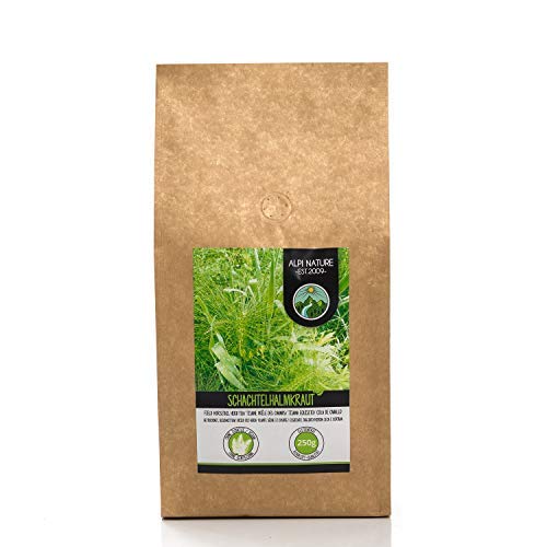 Té de cola de caballo (250g), hierba de cola de caballo cortada, suavemente seca, 100% pura y natural para la preparación de té, té de hierbas