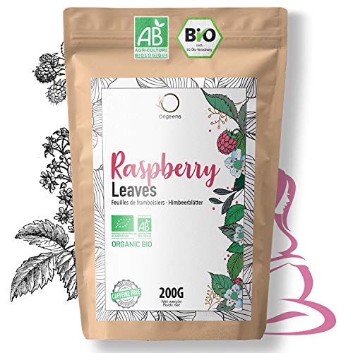 ☘️ Te Hojas de Frambuesa Organico 200g | Cura Bienestar Te Hojas Frambuesa: Infusión Final del Embarazo, Tila Lactancia, Reglas dolorosas | Raspberry Leaf Tea