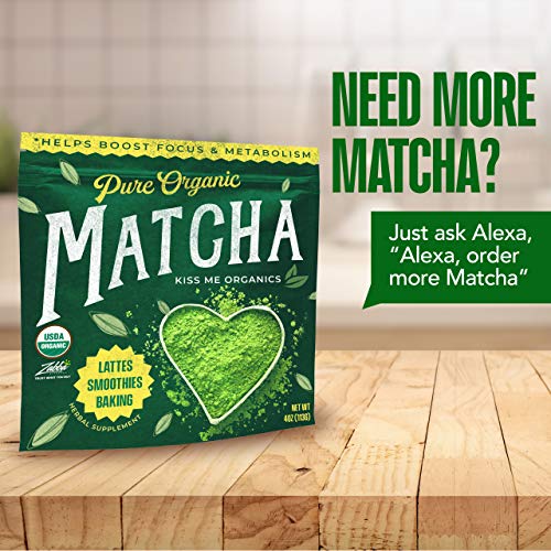 Té verde matcha en polvo - Potente antioxidante japonés matcha orgánico de grado culinario - 4 onzas (113 gramos) - Aumenta la energía y la atención - Favorece la pérdida de peso y un metabolismo