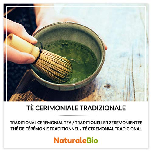 Té Verde Matcha Orgánico Japonés En Polvo [ Calidad Premium ] 50g. Matcha Biológico Cultivado En Japón, Uji, Kyoto. Té Bio Grado Premium. Matcha Ecológico Ideal Para Beber, En a Cocina Y Con Latte