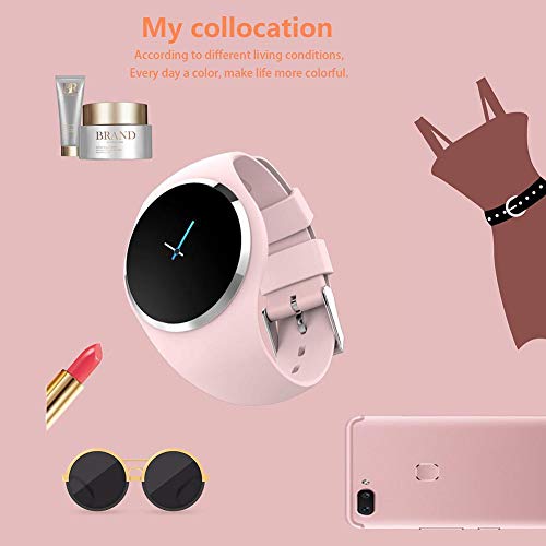 Teabelle Smart Watch - Reloj deportivo con pantalla táctil, impermeable, pulsera de regalo para amigos, rosa