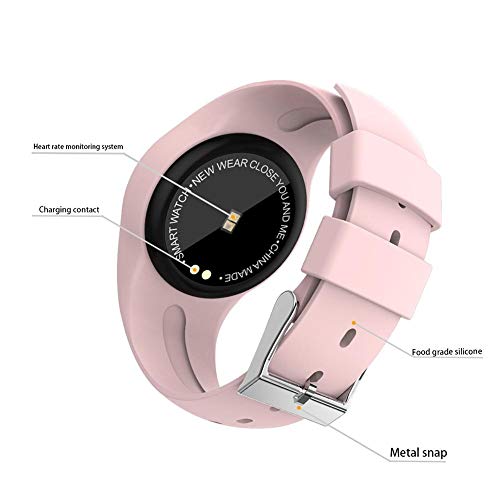 Teabelle Smart Watch - Reloj deportivo con pantalla táctil, impermeable, pulsera de regalo para amigos, rosa