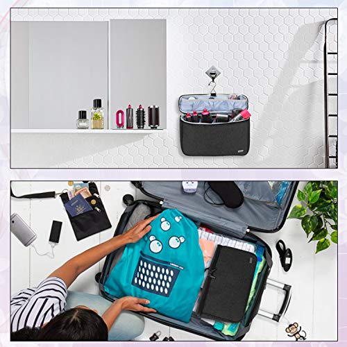 Teamoy portátil del Viaje Bolsa de para Dyson Airwrap Styler, Ideal para Viajes y Almacenamiento en el hogar, Negro