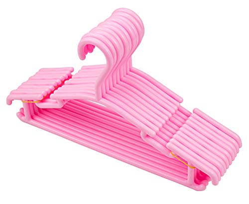 Tebery perchas infantiles 40 unidades, color: azul/rosa/blanco/Amarillo