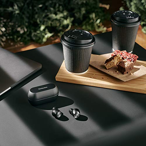 Technics EAH-AZ70WE-K - Auriculares True Wireless Noise-Cancelling control táctil(Bluetooth independiente, estuche de carga, resistente a sudor y agua, batería larga duración, asistentes de voz) negro