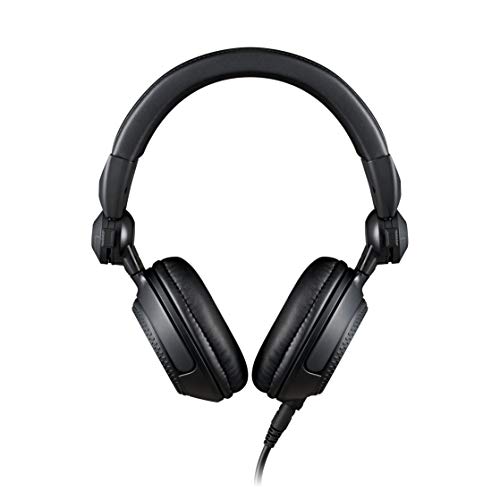 Technics EAH-DJ1200EK - Auriculares DJ (Bloqueo de Cable, Drive de 41 mm, 32 Ohmios/1 kHz de Independencia, 106 db/MW, Cable Largo 2 m, Adaptador de 6.3 mm) Negro, Talla Única