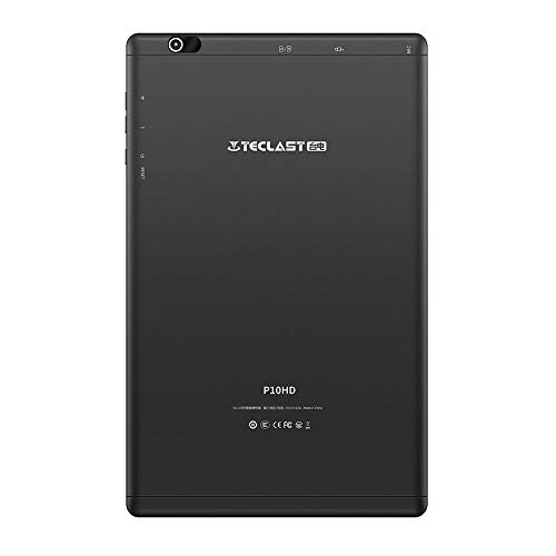 TECLAST Tablet PC P10HD 10.1’’ FHD 1920×1200 IPS 2.5D Pantalla Táctil de Arco 8 núcleos A55 AI 3GB+32GB GPS 4G Android 9.0 7mm Lado Estrecho HD Cámara Dual 6000mAh Bluetooth 5.0 AC Danda Dual WiFi