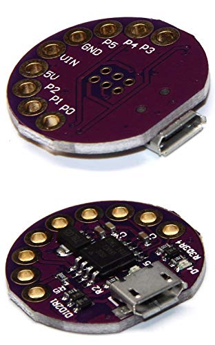 TECNOIOT 2pcs Lilypad ATTINY85 Digispark Wearable Device Nano