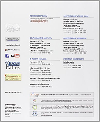 Tecnomedia smart. Disegno-Settore produttivi-Mi preparo-Tavole-Laboratorio online. Per la Scuola media. Con DVD. Con e-book. Con espansione online