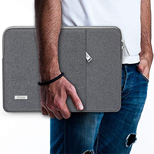 TECOOL 14 Pulgadas Funda Ordenador Portátil, Bolso Protectora para Lenovo Ideapad Thinkpad HP Pavilion Acer ASUS DELL Portátil, Gris Oscuro