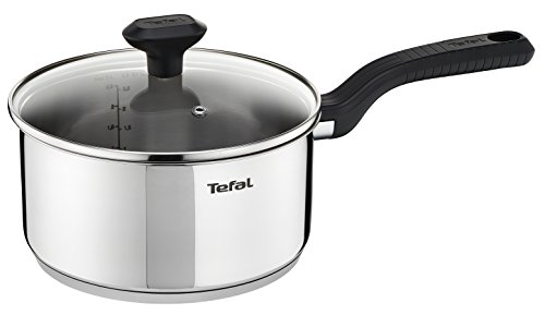 Tefal C972S544 Batería de Cocina, Acero Inoxidable, Plateado, 5 Piezas