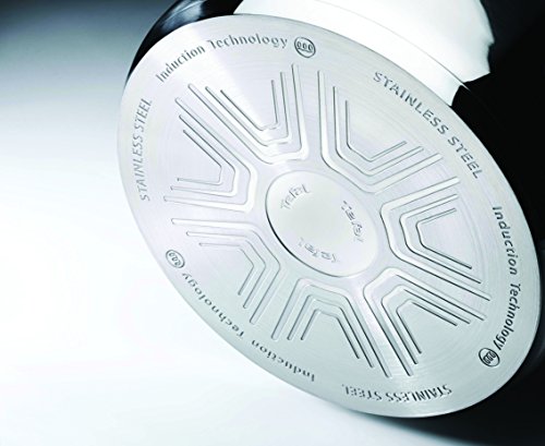 Tefal C972S544 Batería de Cocina, Acero Inoxidable, Plateado, 5 Piezas