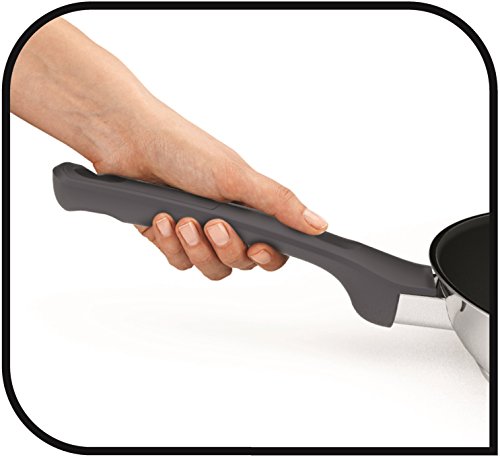 Tefal Daily Cook - Cazo de acero inoxidable de 16 cm, 1 Litro, base reforzada, aptas para todo tipo de cocinas incluido inducción, gran conductividad y resistencia con materiales reciclados