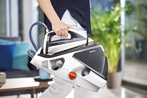 Tefal GV8711 Centro de Planchado GV8711E0 Pro Express, Gris/Blanco