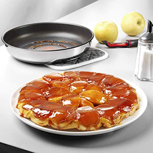 Tefal - Juego de 15 piezas, de aluminio, sartenes de 22, 24 y 26 cm, cazos de 16, 18 y 20 cm, 3 tapas , 1 tapas inox, 2 espátulas y 2 mangos intercambiables