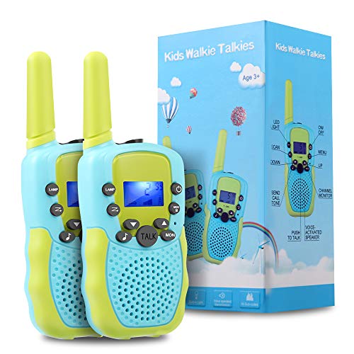 TekHome Walkie Talkie Niños, PMR446 22 Canales, Juguetes Niños 3 Años, Regalos Originales Navidad para Niñas 4 5 6 Años, Regalos Cumpleaños Niños Colegio 7 8 9 10 Años.